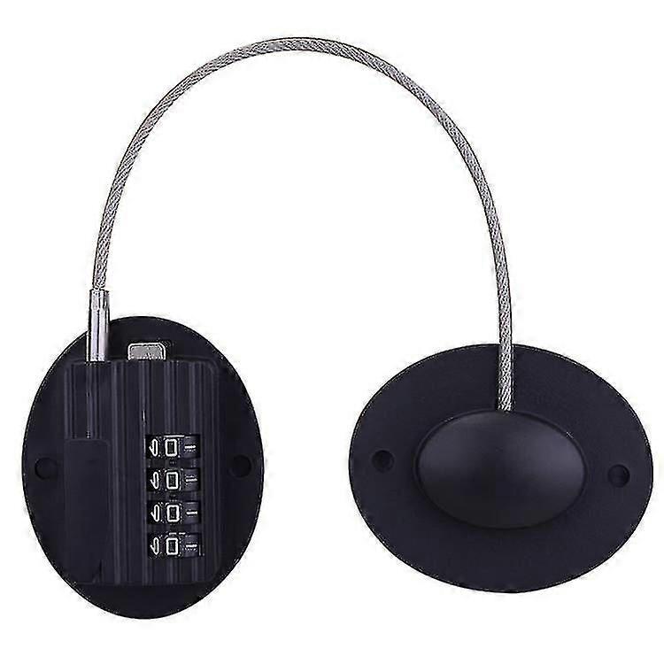 Refrigerator Lock - Heavy Duty Combination Fridge Lock(1pcs,black)