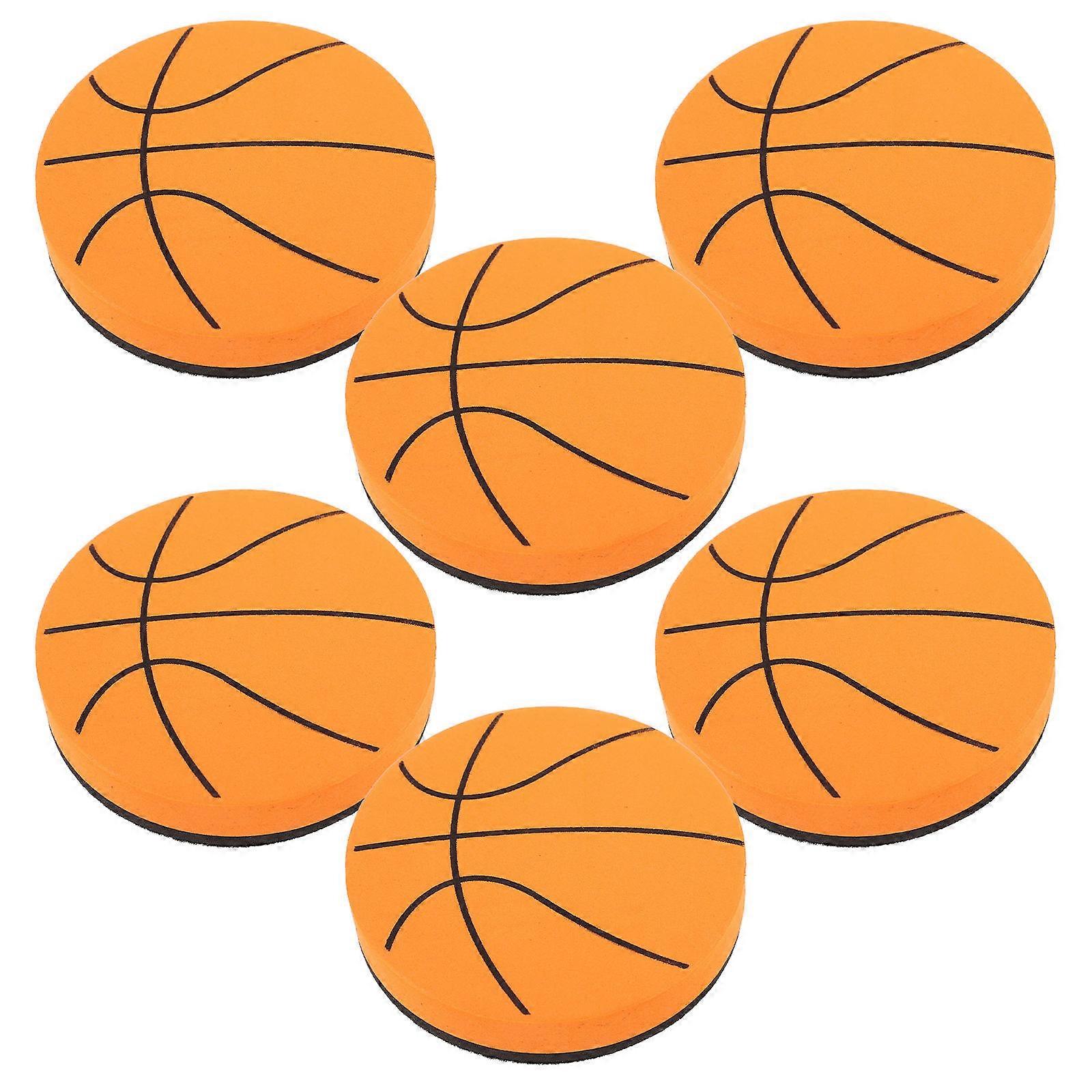 6pcs Ball Shaped Whiteboard Erasers – Decorative Dry Erase Erasers for Office, School – Comfortable Grip for Easy Use on Whiteboards and Chalkboards