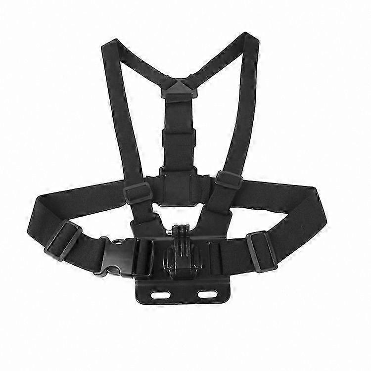 Adjustable Chest Strap with Mount Adapter for Compact Action Cameras