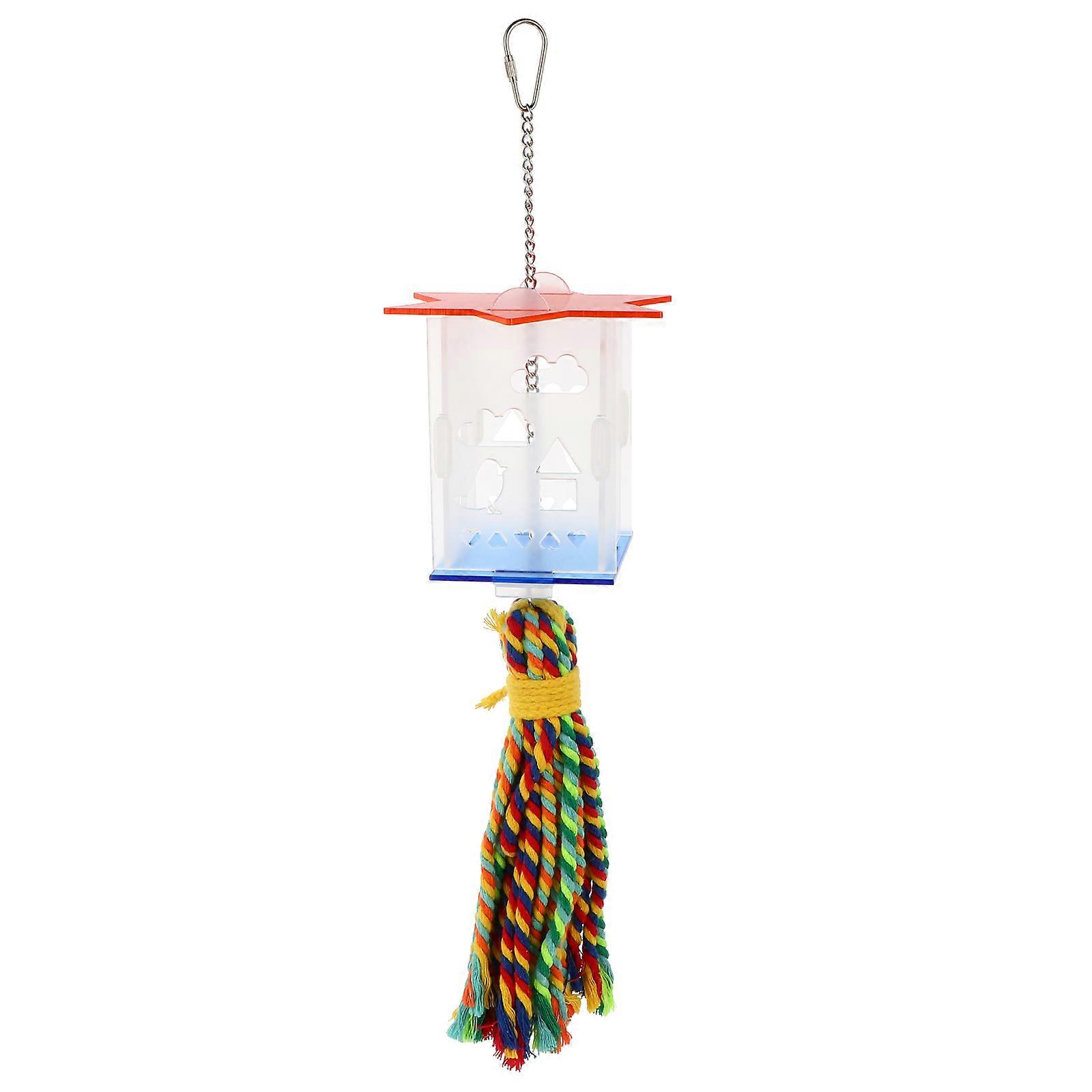 Parrot Foraging Feeder Toy for Pet Intelligence Growth Food Holder Easy to Clean and Install 7 inches