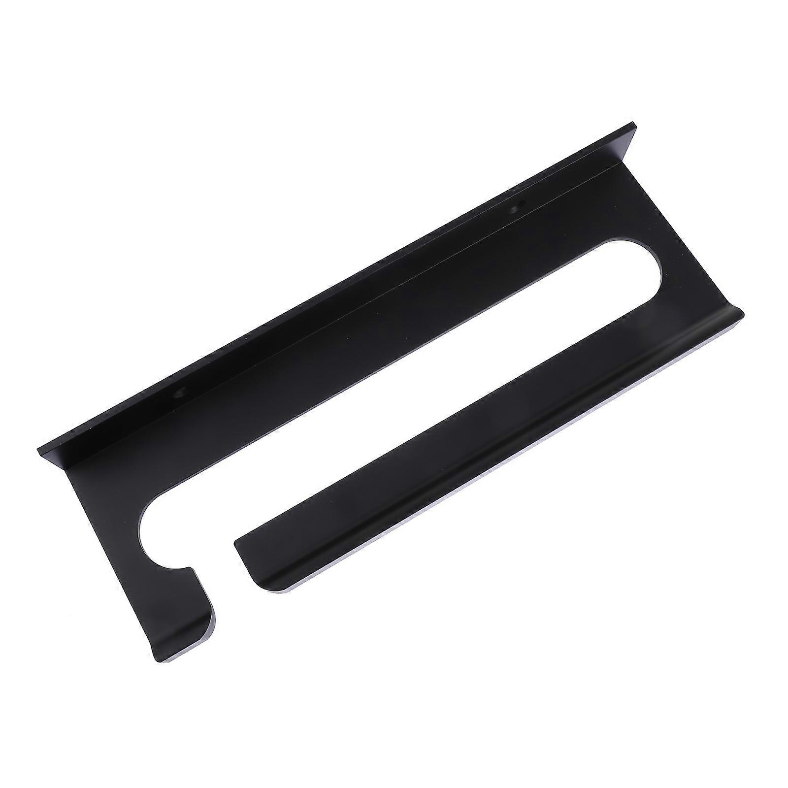 Space Saving Wall Mounted Cup Holder Black Ideal For Home Use Kitchen Organization 1Set