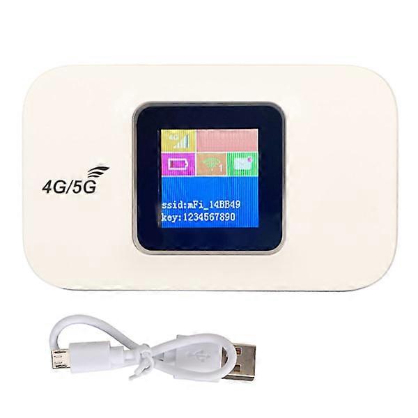 4G WiFi Router 150Mbps Micro SIM Card Slot 10 Geräte unterstützen LCD-Display Mobiler WiFi-Hotspot für Telefon Laptop