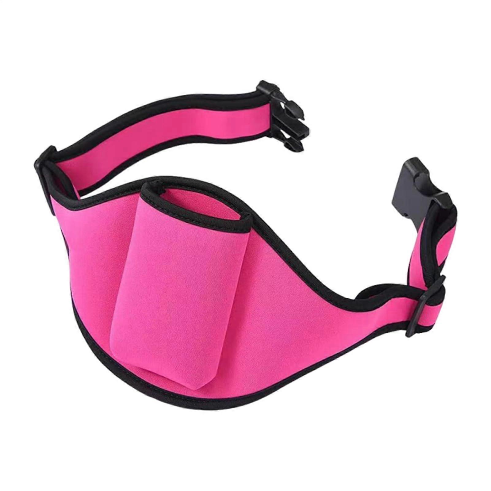 Mikrofon-Hüfttasche für Yoga und Workout, Multifunktionale Gürteltasche in Rose, Unisex, Stabil und Praktisch