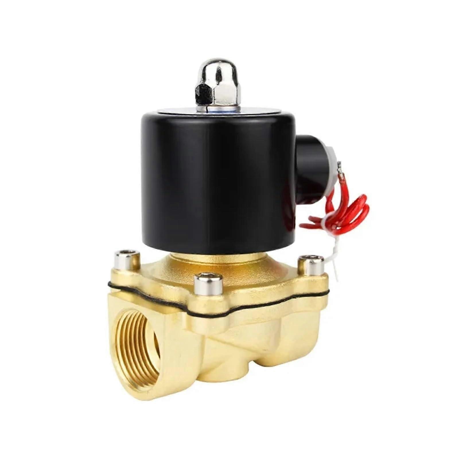 Electrical Solenoid Valve 1/4 to 1 in DN8/10/15/20/25/50 Normally Closed Pneumatic Water Oil Air 12/24/110/220 V