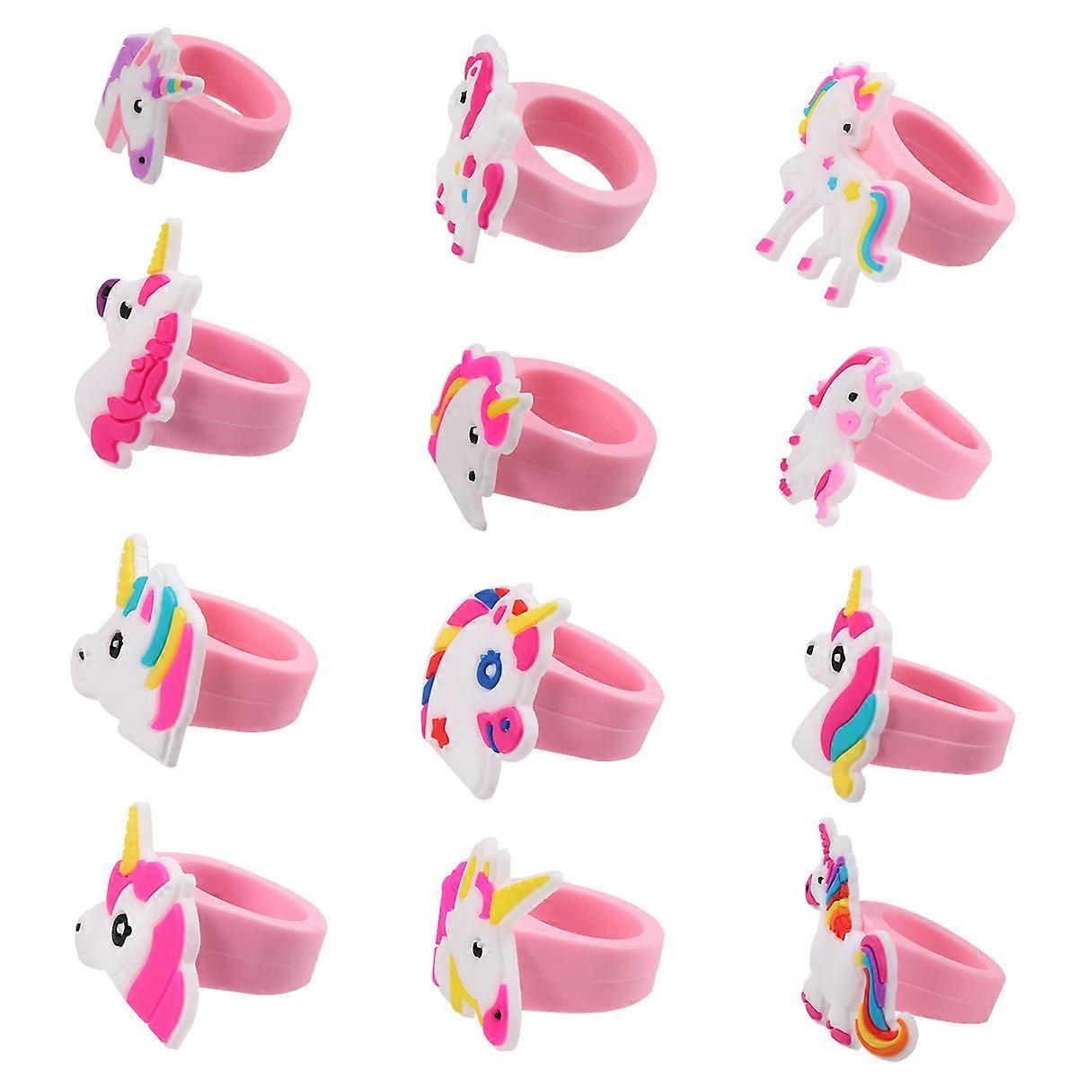 Creative Unicorn Ring Set, Great for Kids' Parties, Distinctive Design