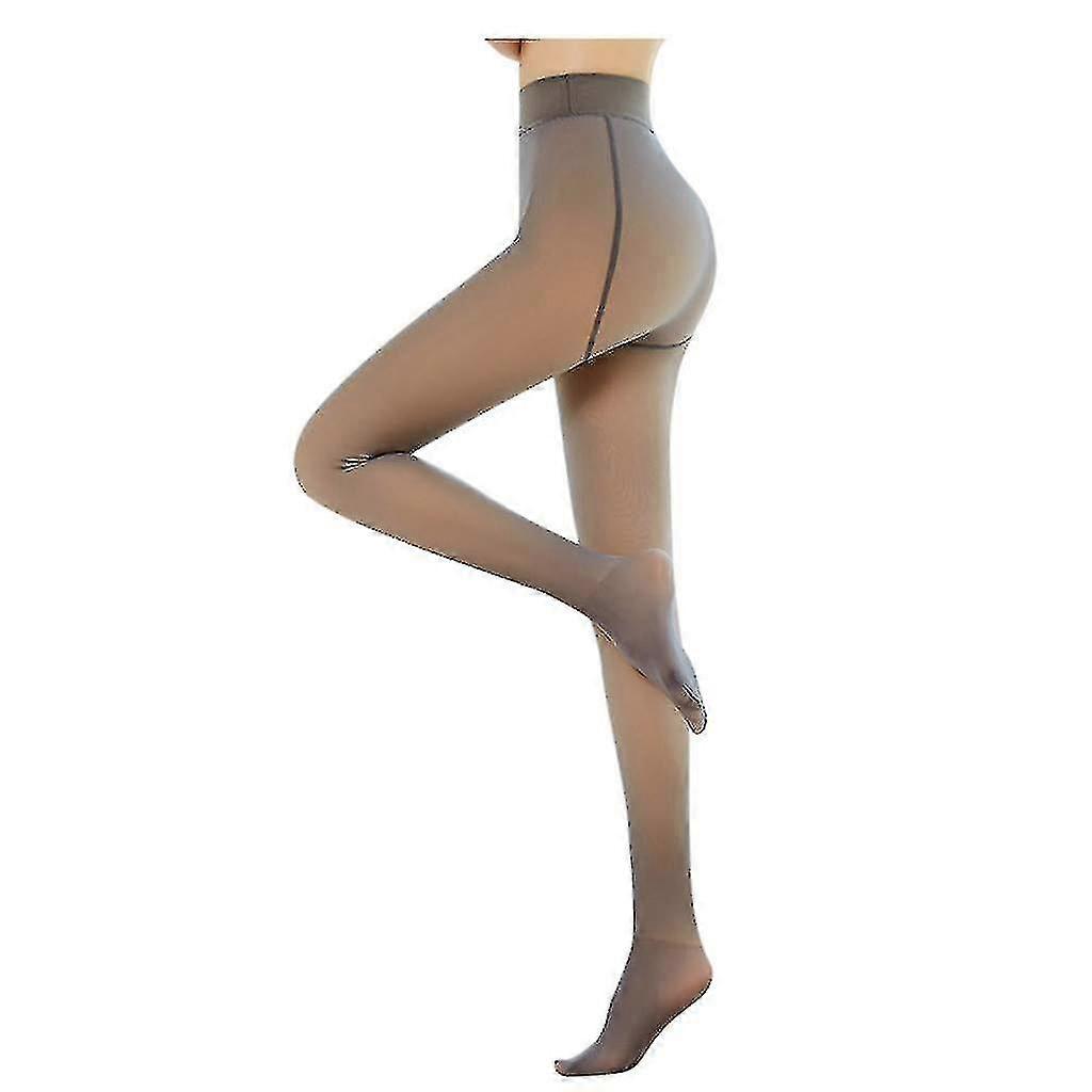 Ladies' Double-Layer Elastic Thermal Flannel Trousers, One Size Fits All, Suitable for Winter, Keeps Warm at -15°C
