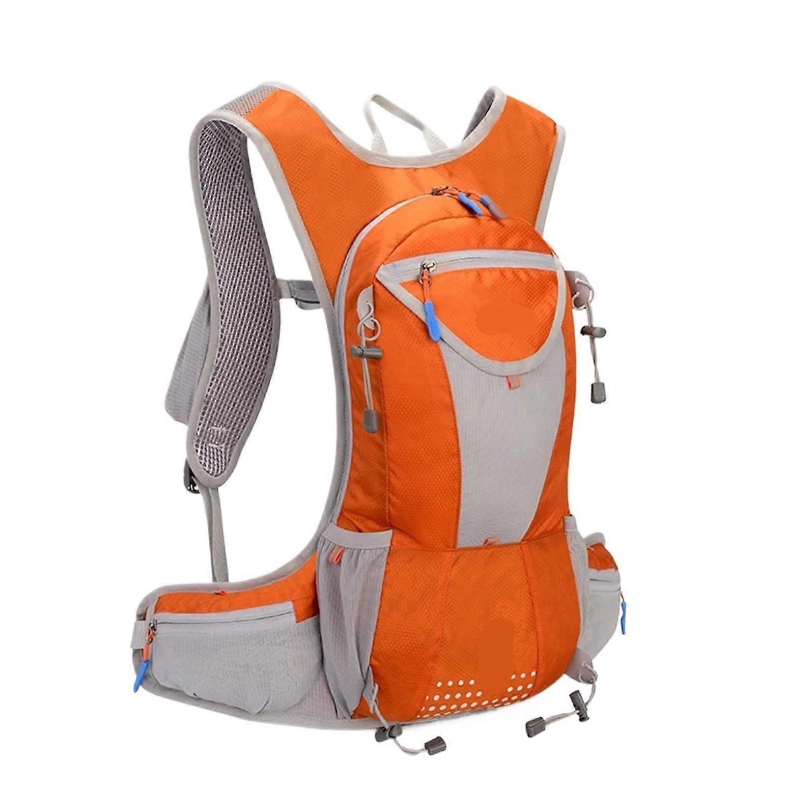 Bicycle backpack, hydration backpack for running, hiking, cycling (Orange)