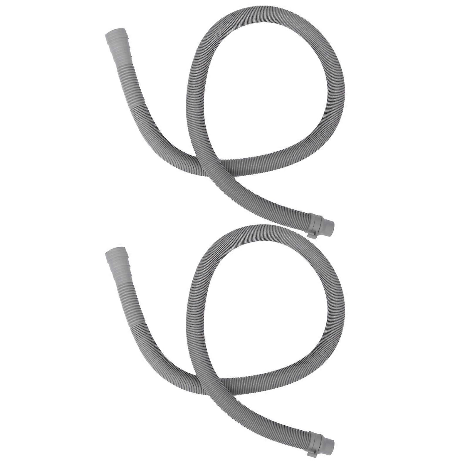 Grey Synthetic Drain Hoses for Home Thickened Pipes Easy to Install Suitable for Most Washing