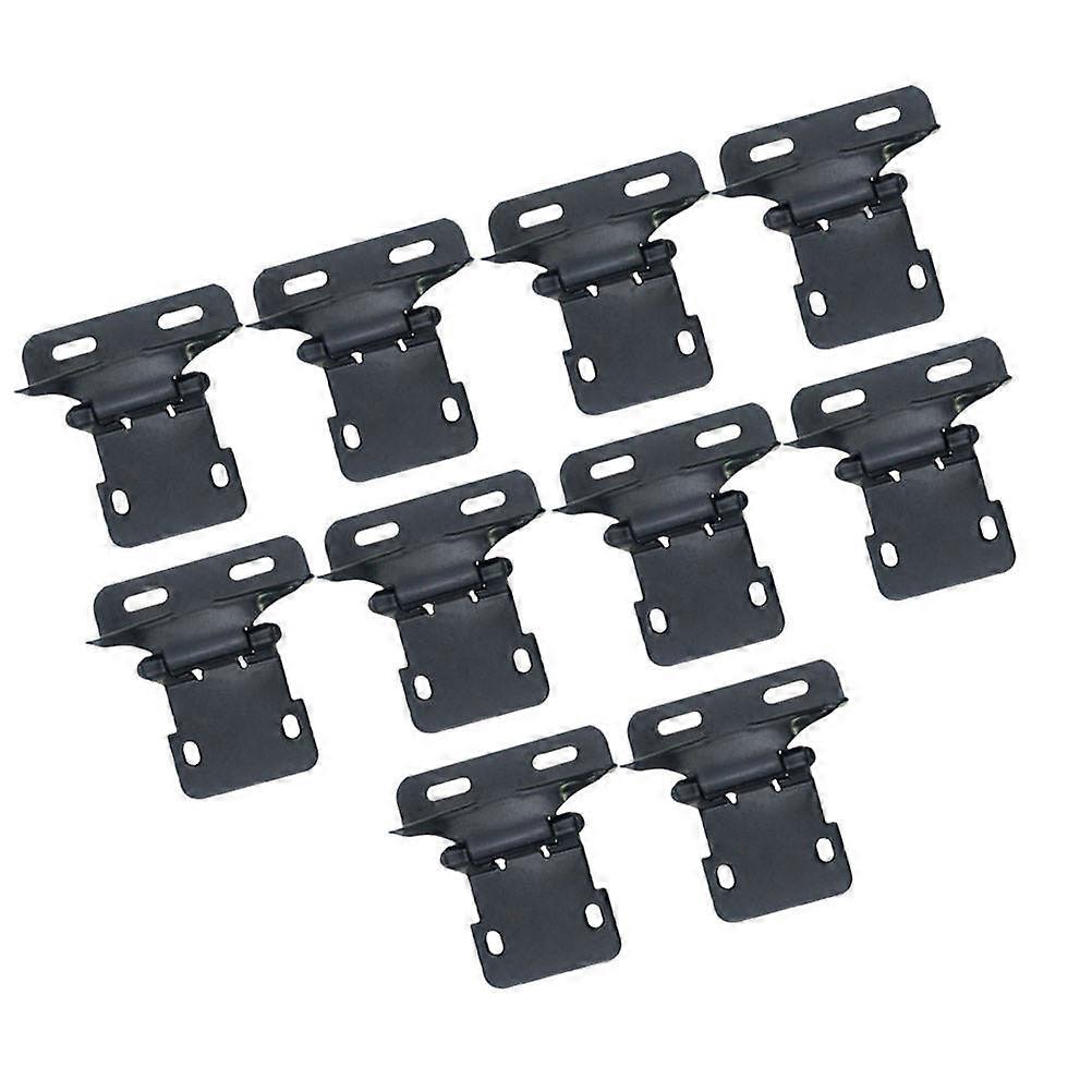 Practical Black Iron Cabinet Door Hinge with SelfClosing Mechanism for Durable Cabinet Use 10pcs
