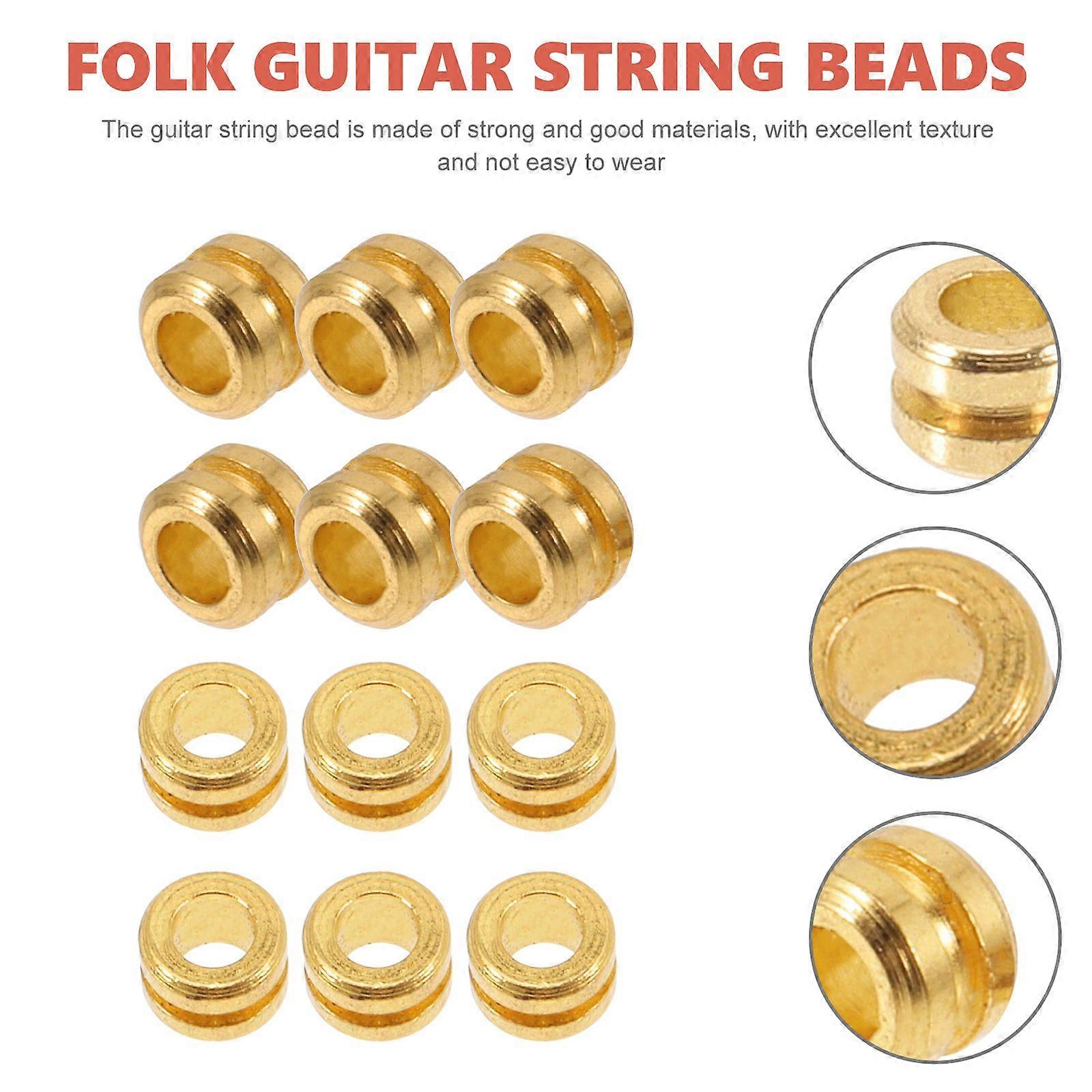 20pcs Folk Guitar Replacement String Beads Practical Refitting Guitar String Beads