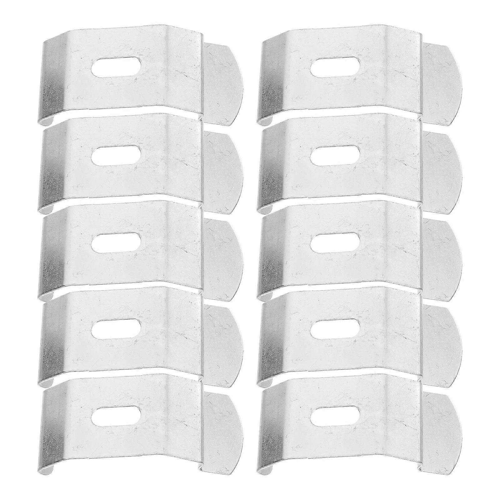1 Set Louver Brackets for Blinds Mounting Holder Metal C Clip Vertical Blind Wall Bracket