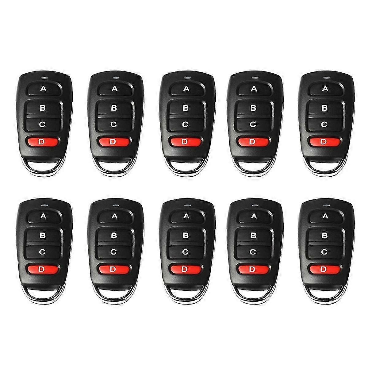 10PCS Wireless 433mhz Remote Control Copy Learning Fix Rolling Code 433 Mhz Key Remote Opener