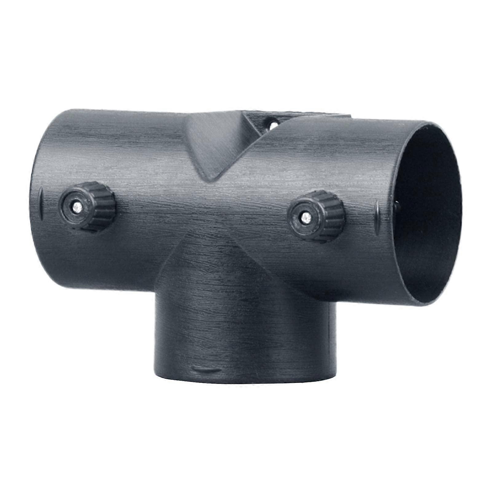 75mm Car Heater Vent Channel, TPiece Plastic Pipe Angle with 2 Adjustable Valves