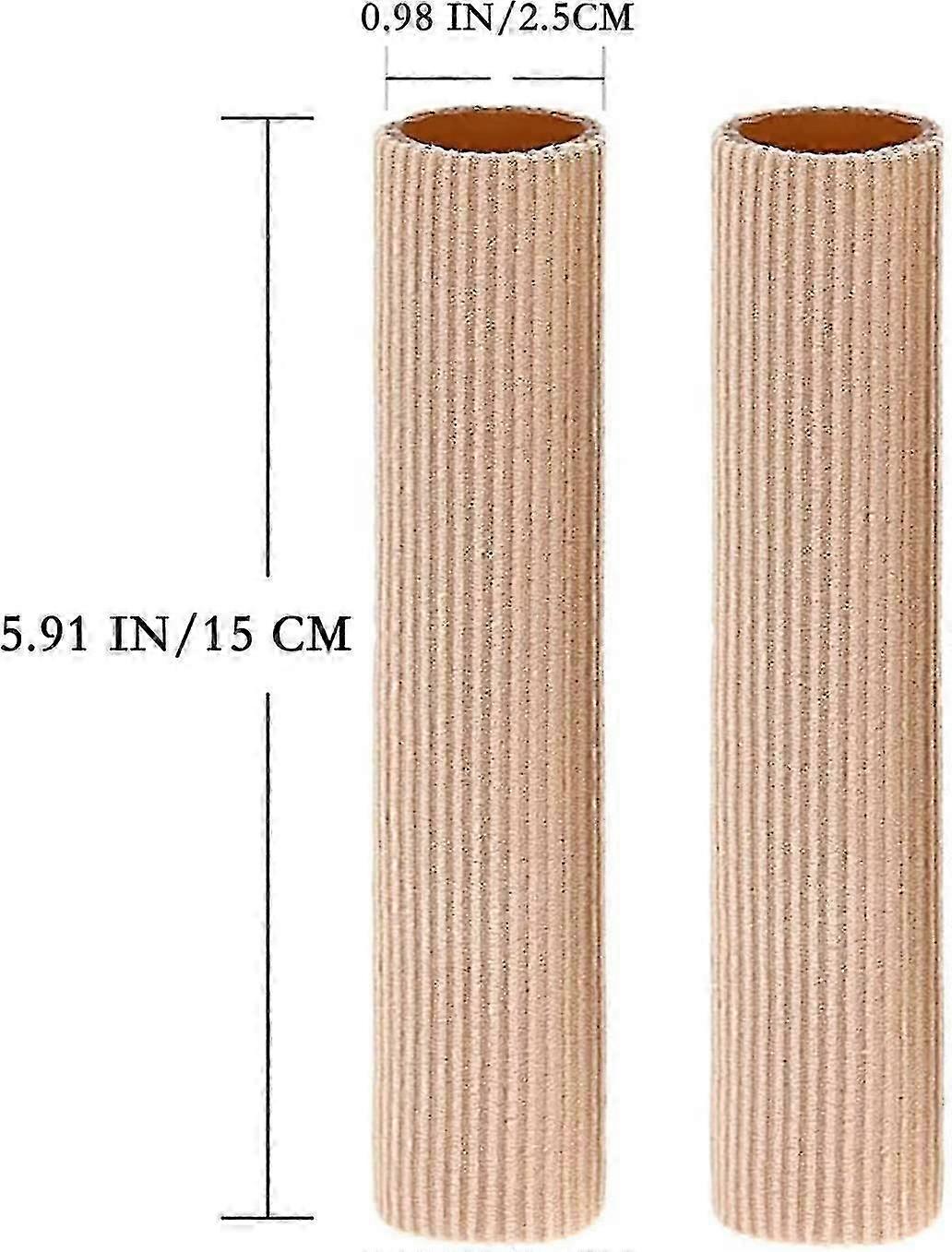 Pack De 2 Cuttable Silicone Toe Protection Toe Cushion Tube Bandage Soft Gel
