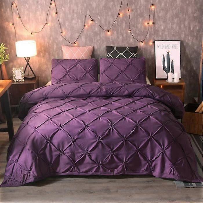 Bedding set - 100% Polyester - Purple - 220x240cm