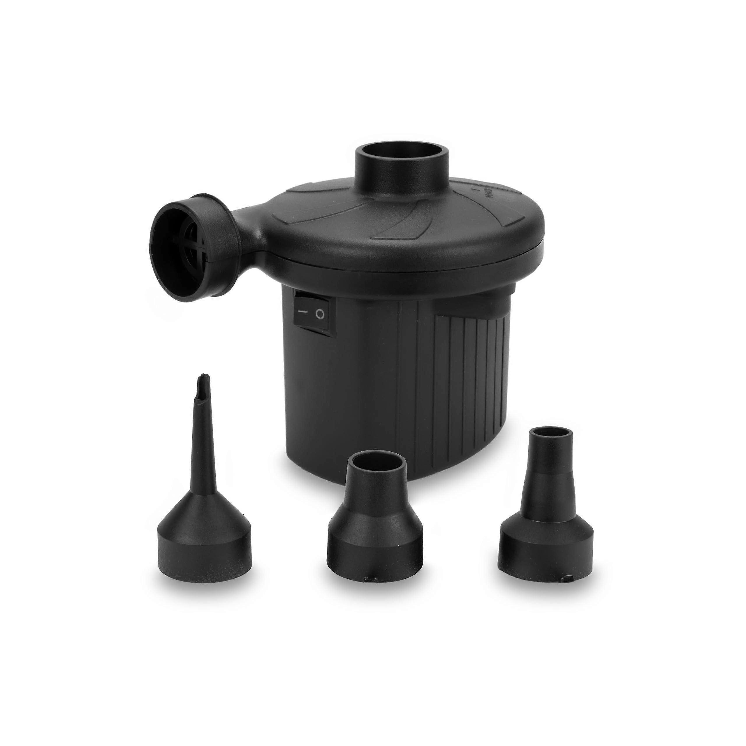 High-Performance Electric Pump for Fast Inflation/Deflation of Inflatables, Mattresses & Pool Toys - 220V AC 150W 50Hz with 3 Nozzles