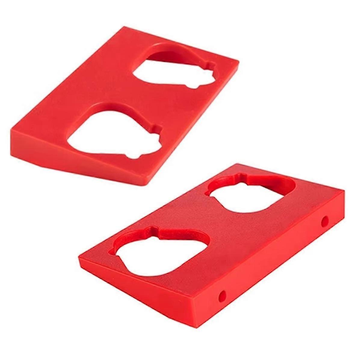 2Pcs Battery Holder Bracket for 12V Li-Ion Battery Mount Dock Storage - Fixed Bracket for 4 Batteries