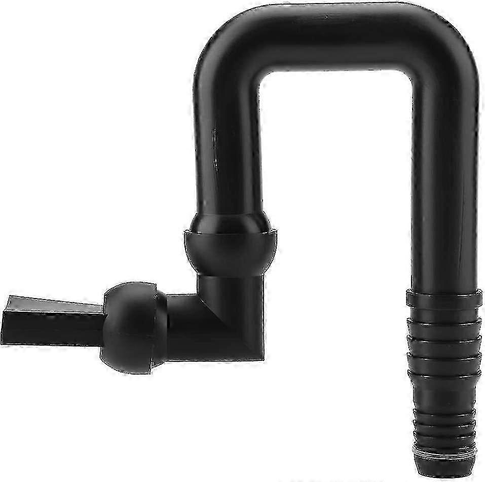 Flexible Free-rotating Plastic Duckbill Aquarium Pump Nozzle - Black (1pc) Edition 0816