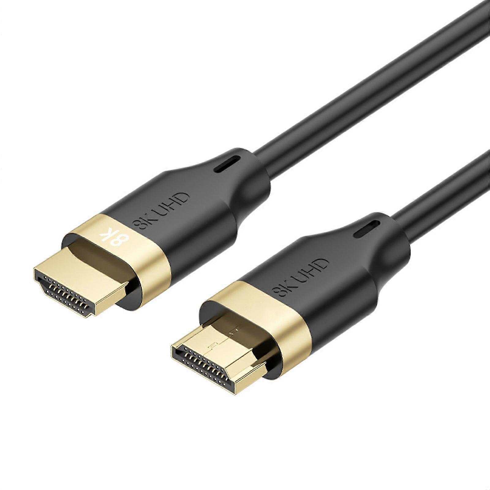 2.1 Video Cable 8K60hz 144hz Refreshing 48Gbps Fast Speed Transfer Support Dynamic for PC,Gaming Screen Television2m SZRH A-D