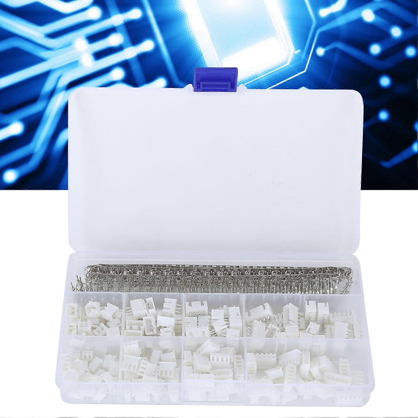 560Pcs Pin Header Terminals Electric Wire Crimp Connector Housings Assortment Kit 2.54mm