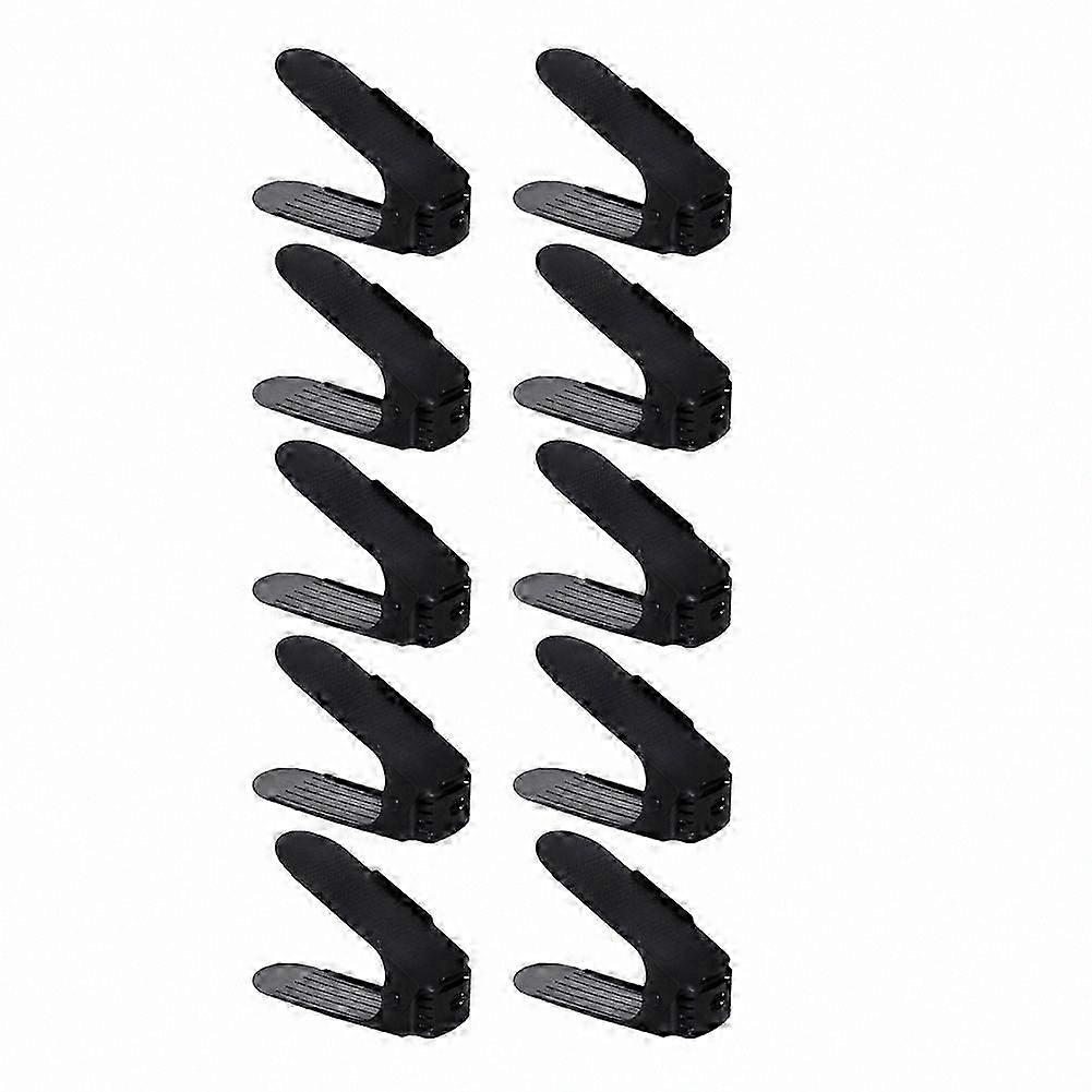 Double-Layer Adjustable Shoe Rack for Home and Dormitory Use, Thickened Storage Organizer for Shoes