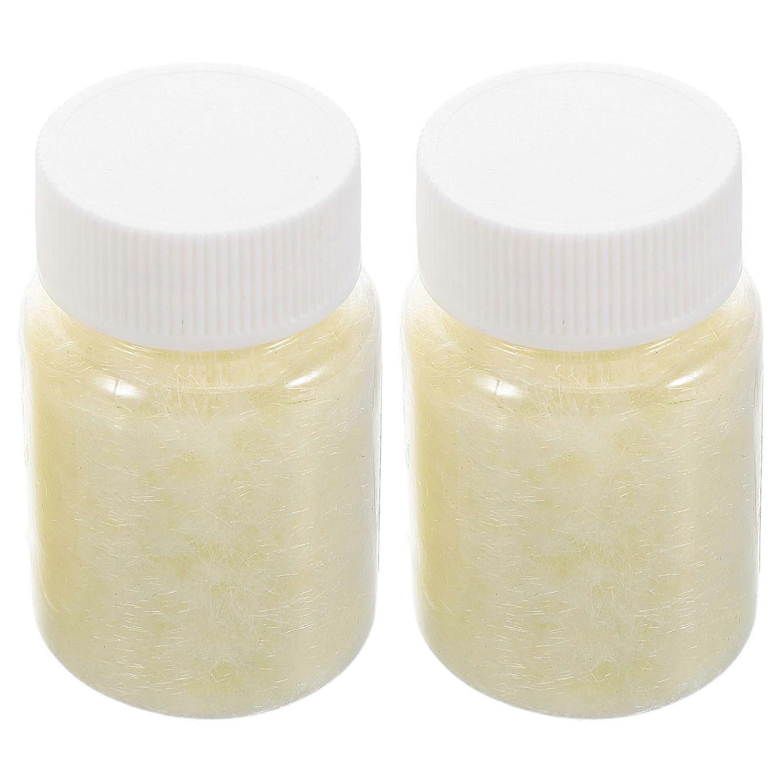 Flocking Powder Light Yellow Soft Texture for Crafts Plush Model Making Squeeze Doll Decoration Safe Material Kit