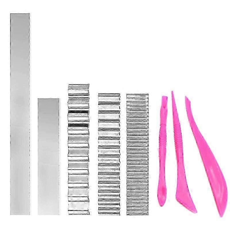 Clay Slicer Blade,8Pcs Flexible Polymer Clay Cutter Slicing Tools for DIY Craft Cutting Shaping Modelling Sculpting