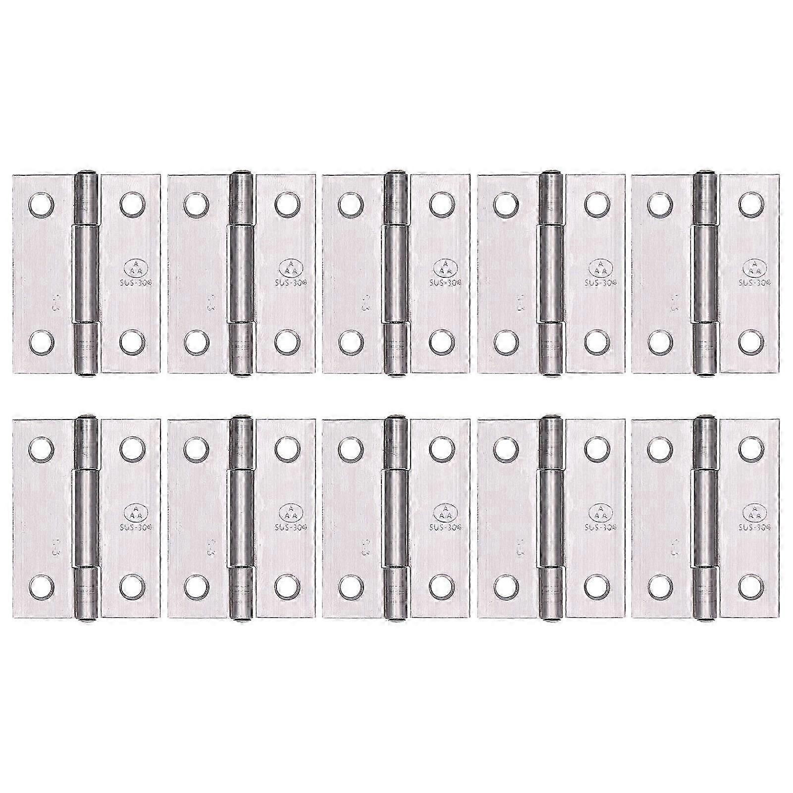 10個2インチヒンジ304ステンレス鋼スプリングヒンジドア用家庭用ハードウェアアクセサリー