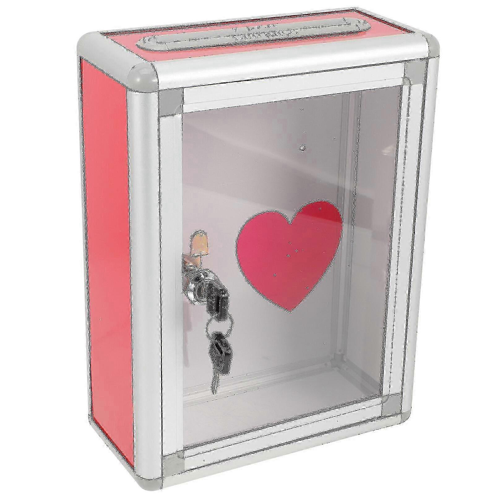 Fundraising Donation Box With Lock Public Ballot Box Voting Box Suggestion Box
