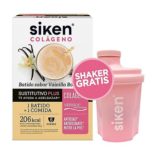Collagen Substitute Bourbon Vanilla Shake + Shaker 6 packets of 50g