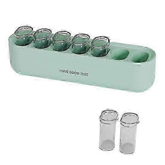 Portable Mini Pill Box with Large Capacity, Odor-Free, 7-Grids & Dust-proof Lid - Weekly Medicine Organizer