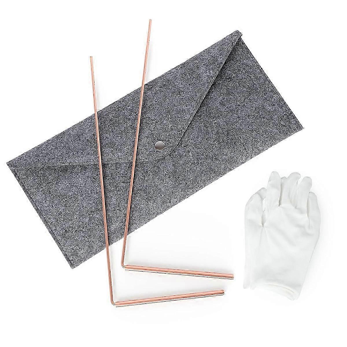 Copper Dowsing Rods Kit - 2PCS 11.8 x 5.12 Inch Divining Rods