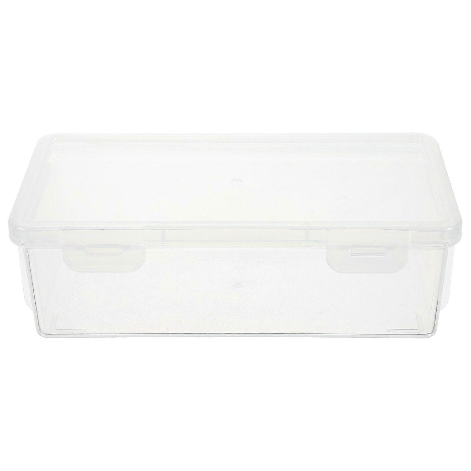Bread Toast Box Leakproof Bread Preservation Storage Container Crisper Convenient for Food (850ml)