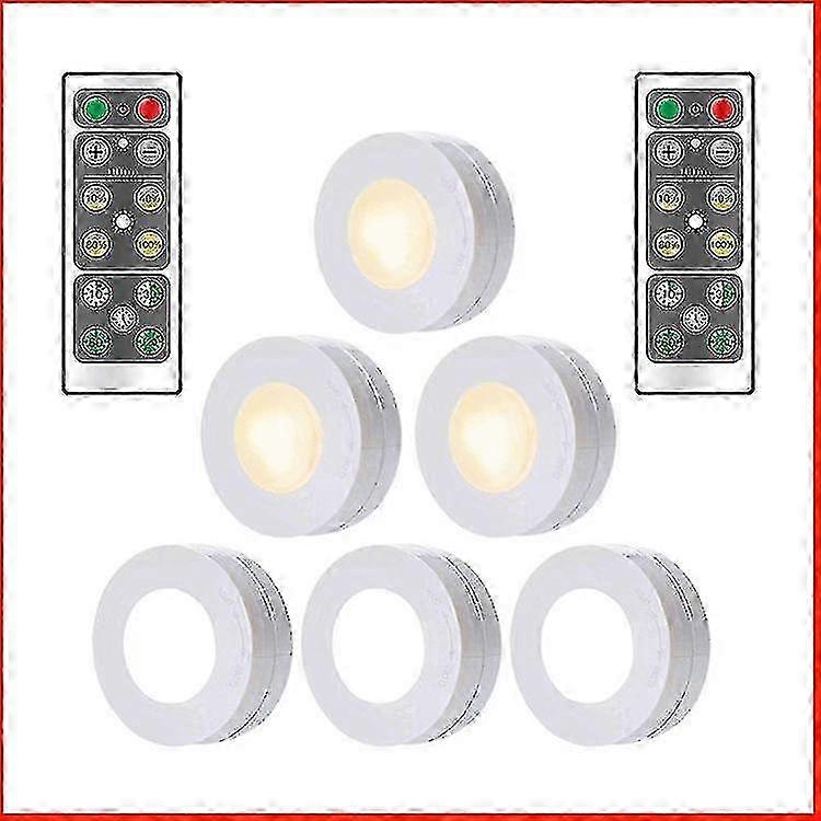 3pcs Lights With Remote Control, Puck Lights Battery Powered, Puck ...