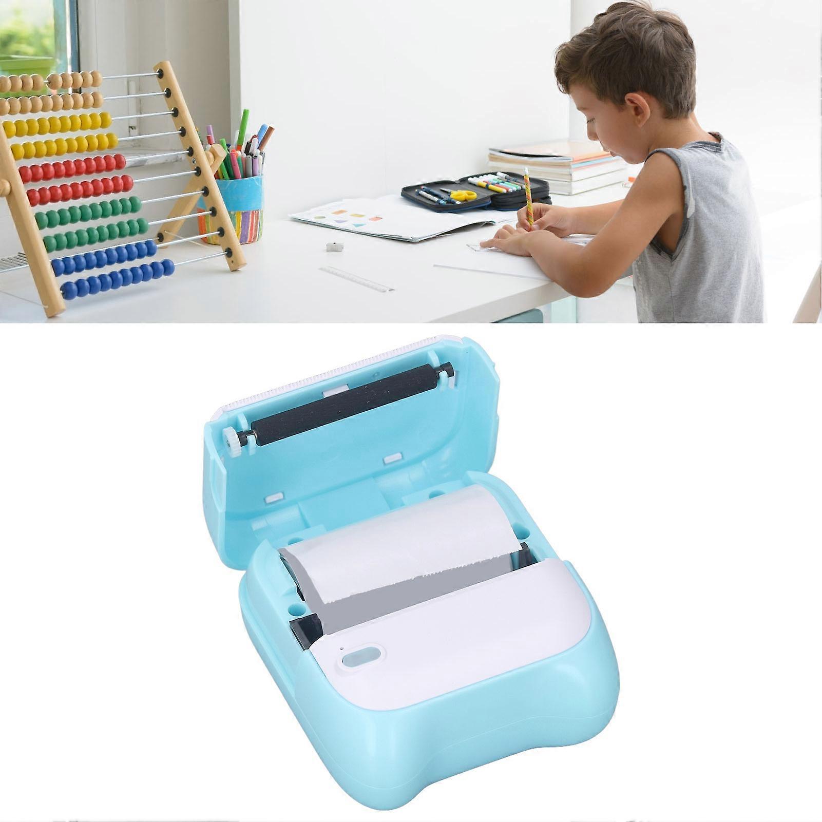 Pocket Wireless Mini Thermal Printer with 1000mAh Battery & 5 Rolls