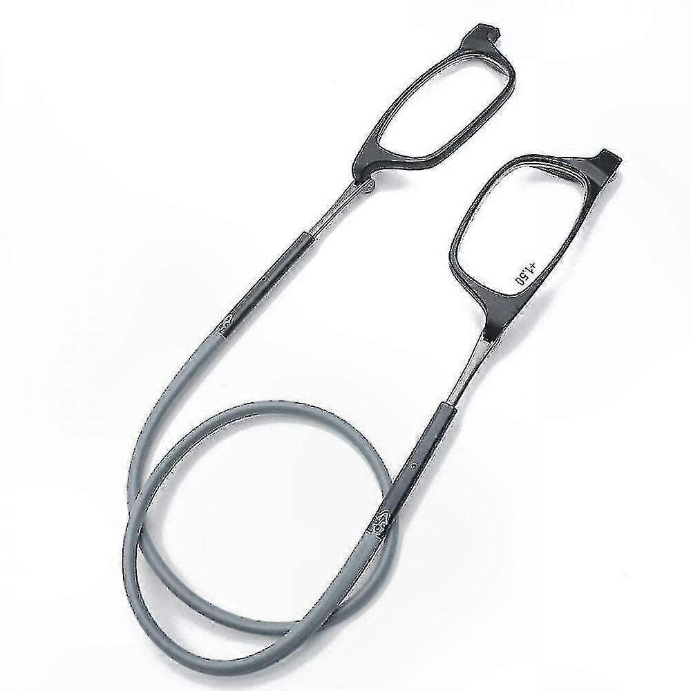 Funky Reading Glasses with Magnetic Absorption and Neck Hanging Design for Comfortable Use