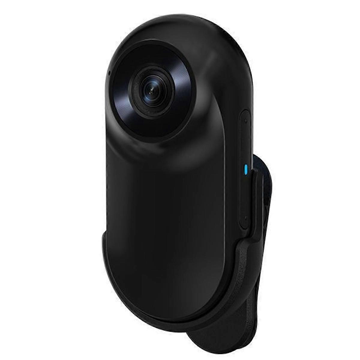 Pet Collar Camera USB Rechargeable HD 1080P LCD Display Black