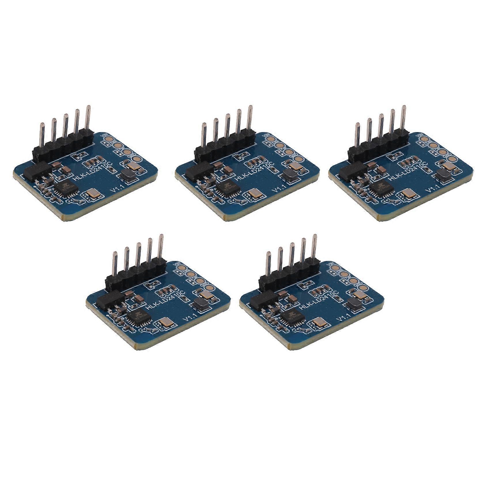 5 Pcs 24G mmWave HLK-LD2410C Human Presence Radar Sensor Motion Detection Module