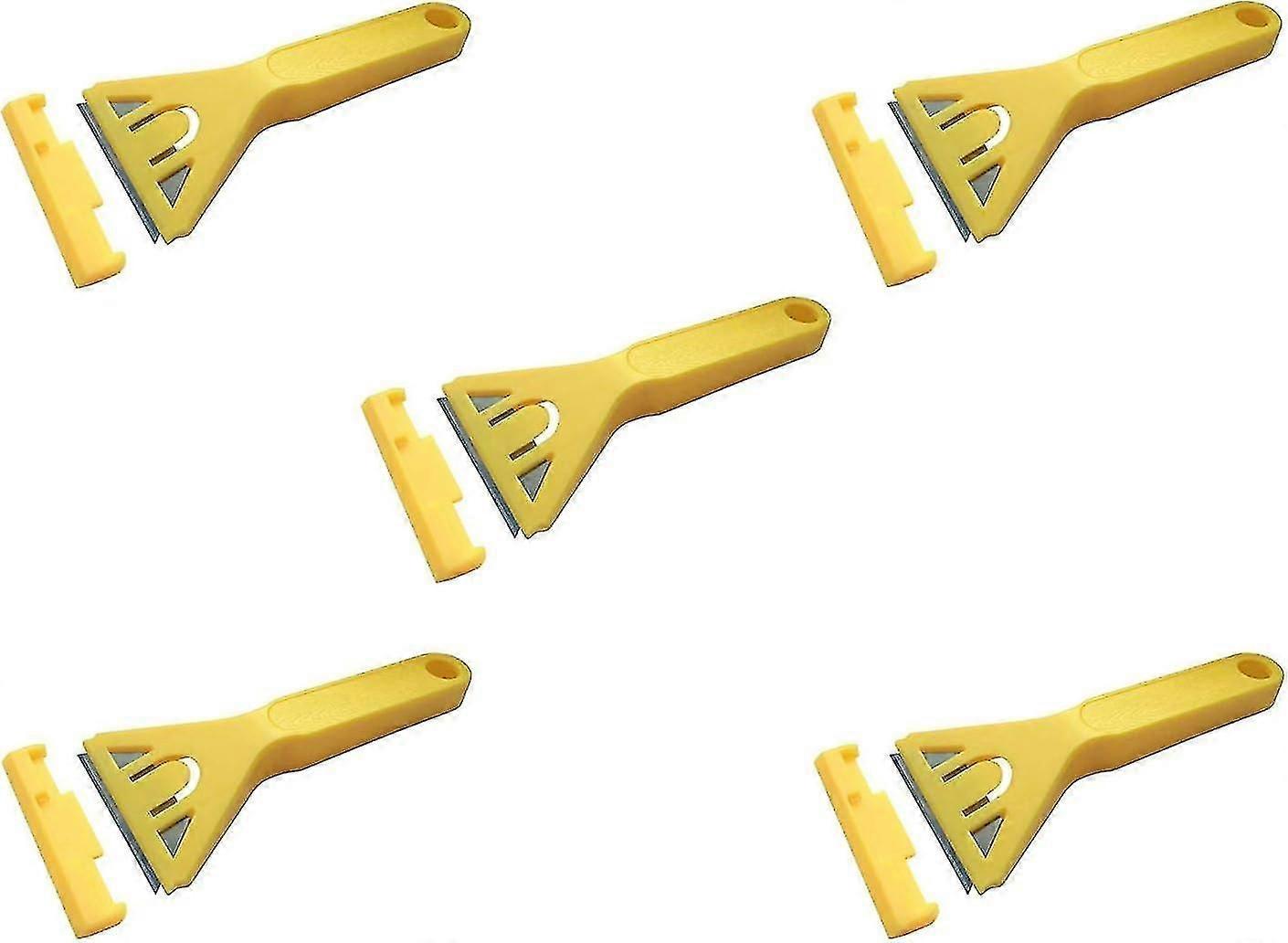 5 Pack Window Scraper - Decorators And Painters Tool For Removal Of Paint From Glass & Windows