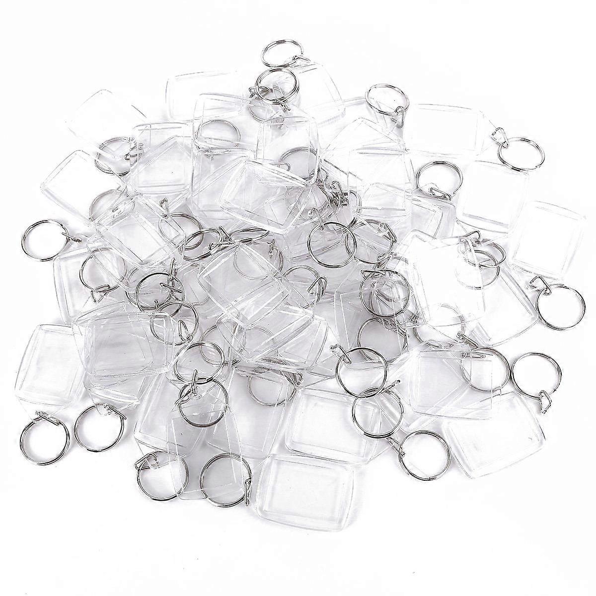 Family Ties Keychain with Acrylic Material in Silver Color for Pictures 35 * 25mm