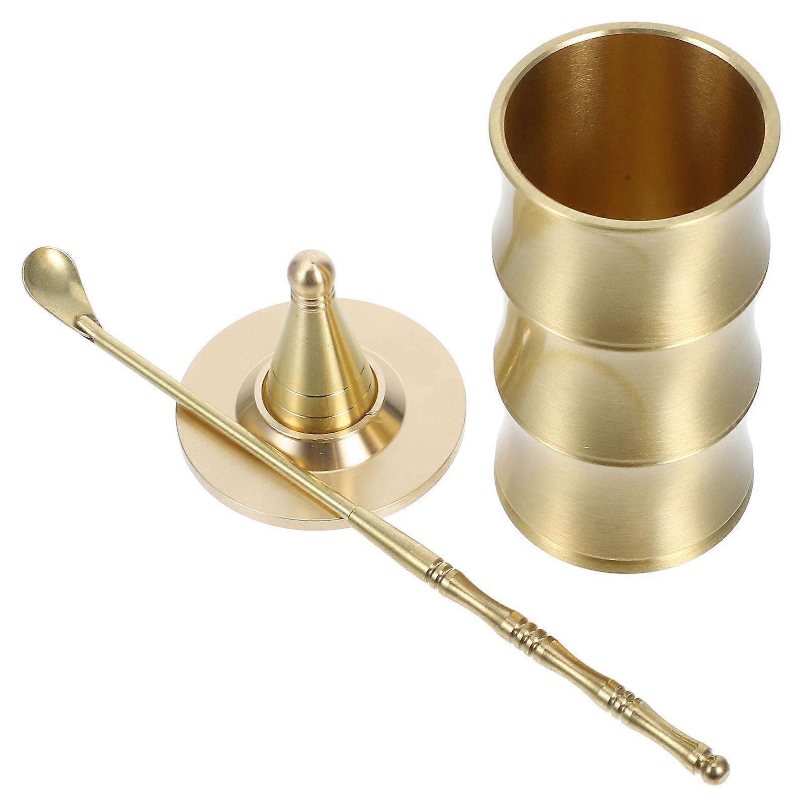 Brass Incense Mold Incense Making Kit with Powder Maker for DIY 1Set