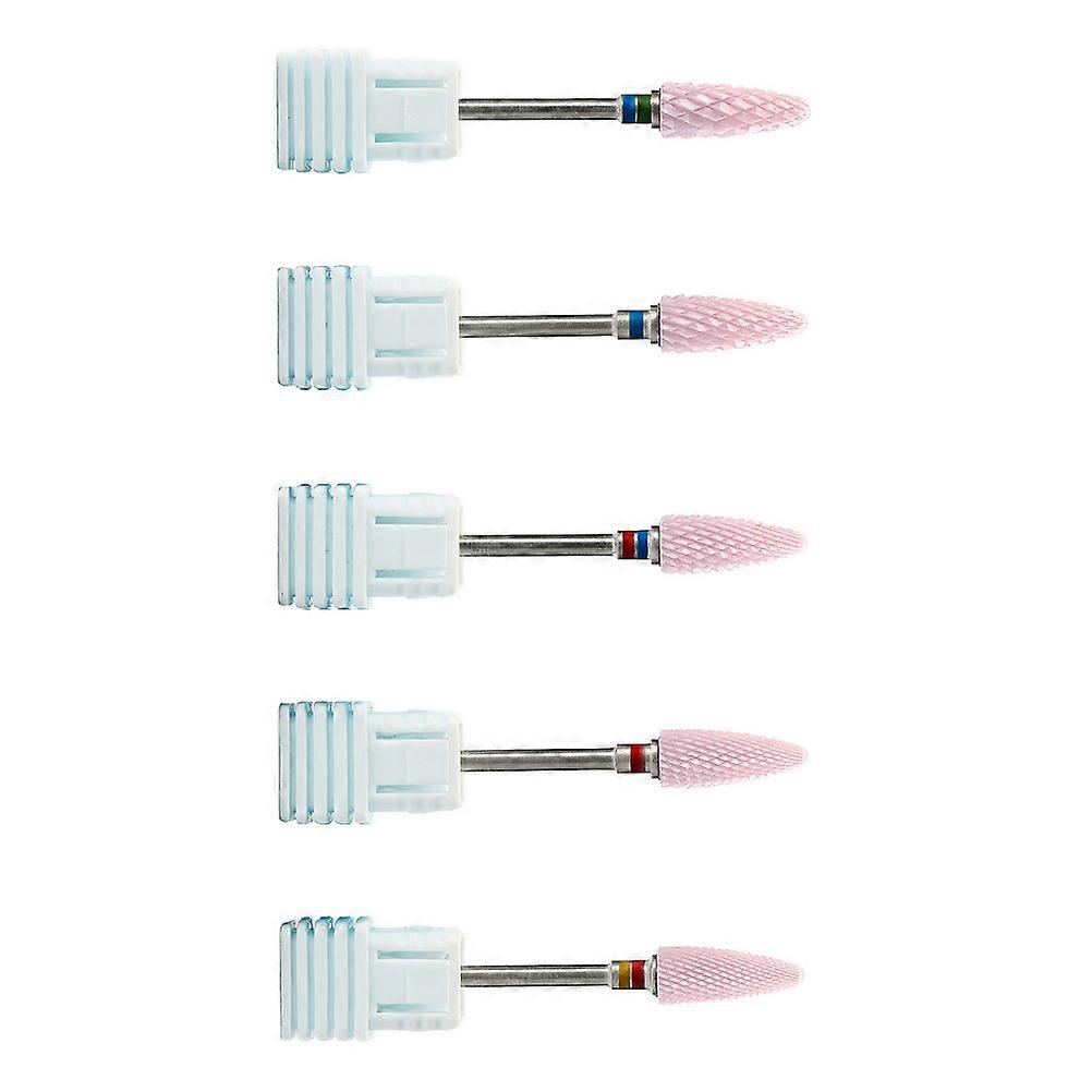 5pcs Professional Nail Art Sanding Bits Practical Manicure Grinding Heads