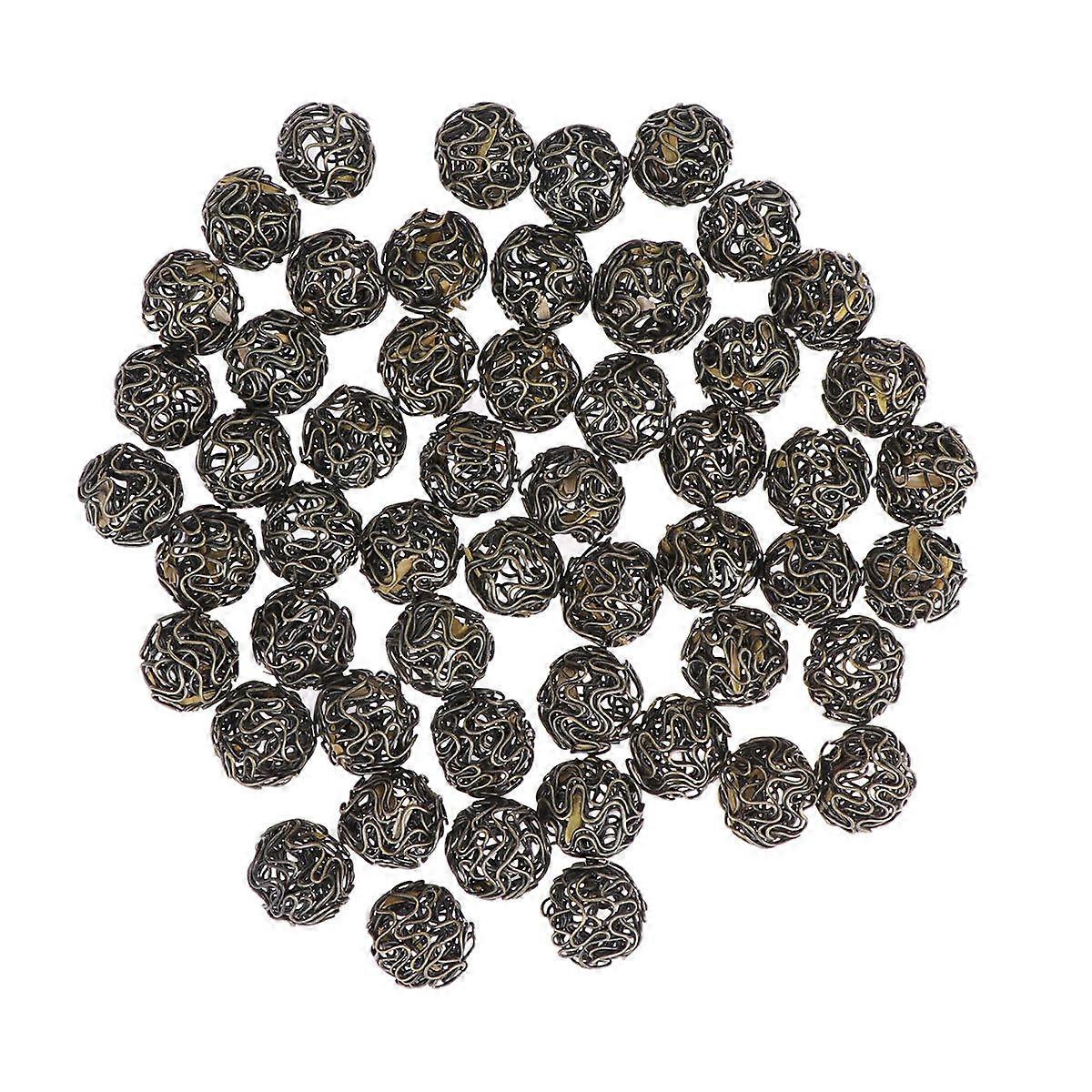 Hanging Pendant DIY Hollow-Out Iron Wire Ball for 50Pcs