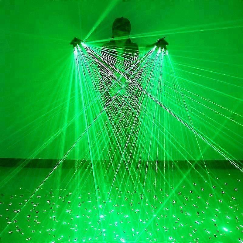 Green Laser Gloves, Led Stage Performance Props For Party Stage Laser Show