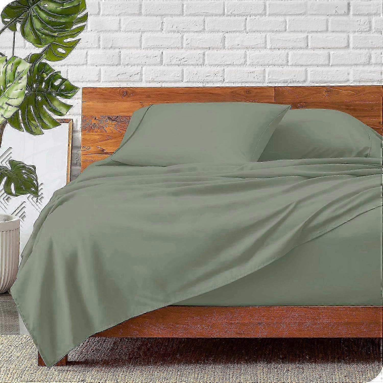 Flat Sheet California King Size (108"x110") Inch, 100% Egyptian Cotton 1000