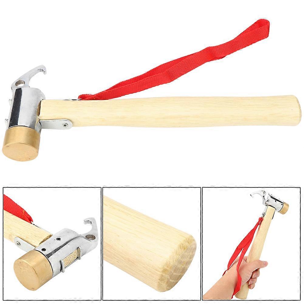 Copper Head Camping Hammer 30.5x12cm Multi-Function Silver Hook