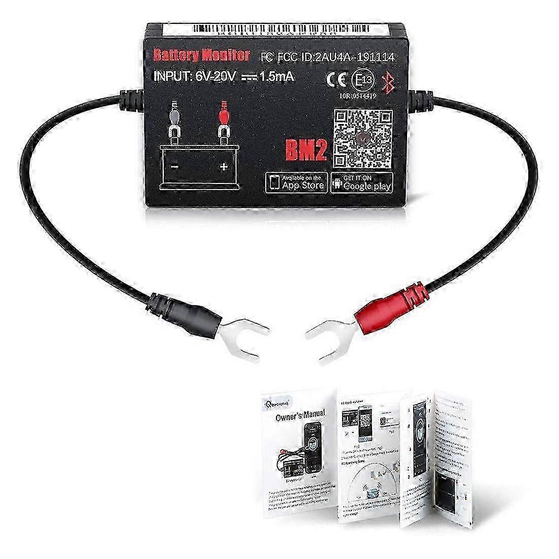 Car Battery Analysis and Diagnostic Tool with Bluetooth BM2 for Android and iOS Phones 12V Compatible 2025