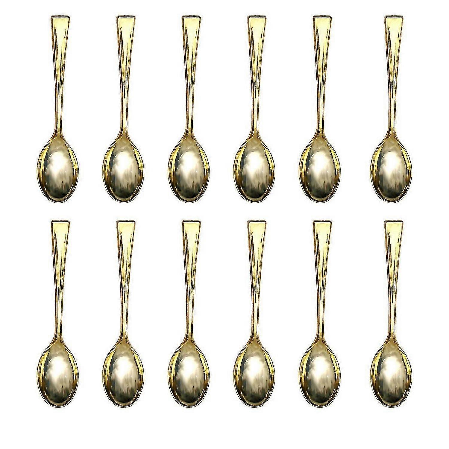 72 PCS Mini Spoons Desserts Basting Spoon Serving Spoons Dinner Spoon Appetizer Spoons