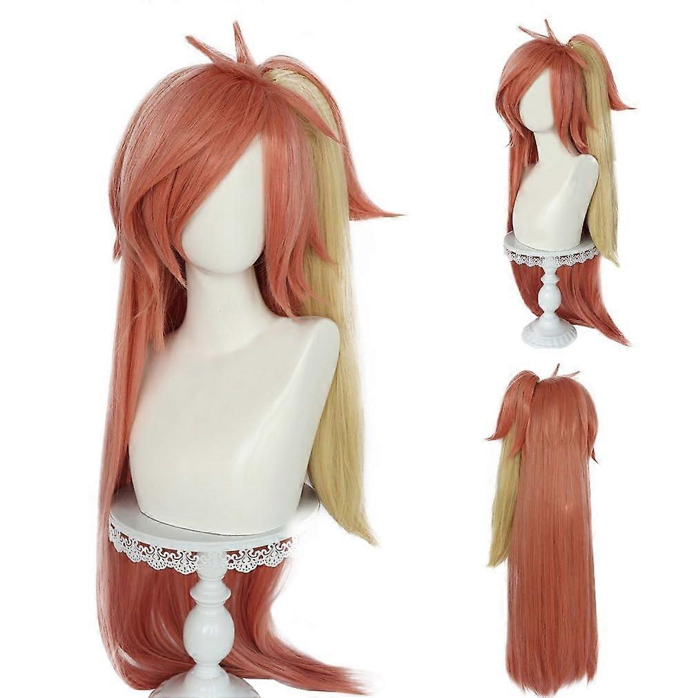 Anime Hotel Vaggie Cosplay Wigs Long Heat Resistant Synthetic Hair Character Wig For Halloween Party