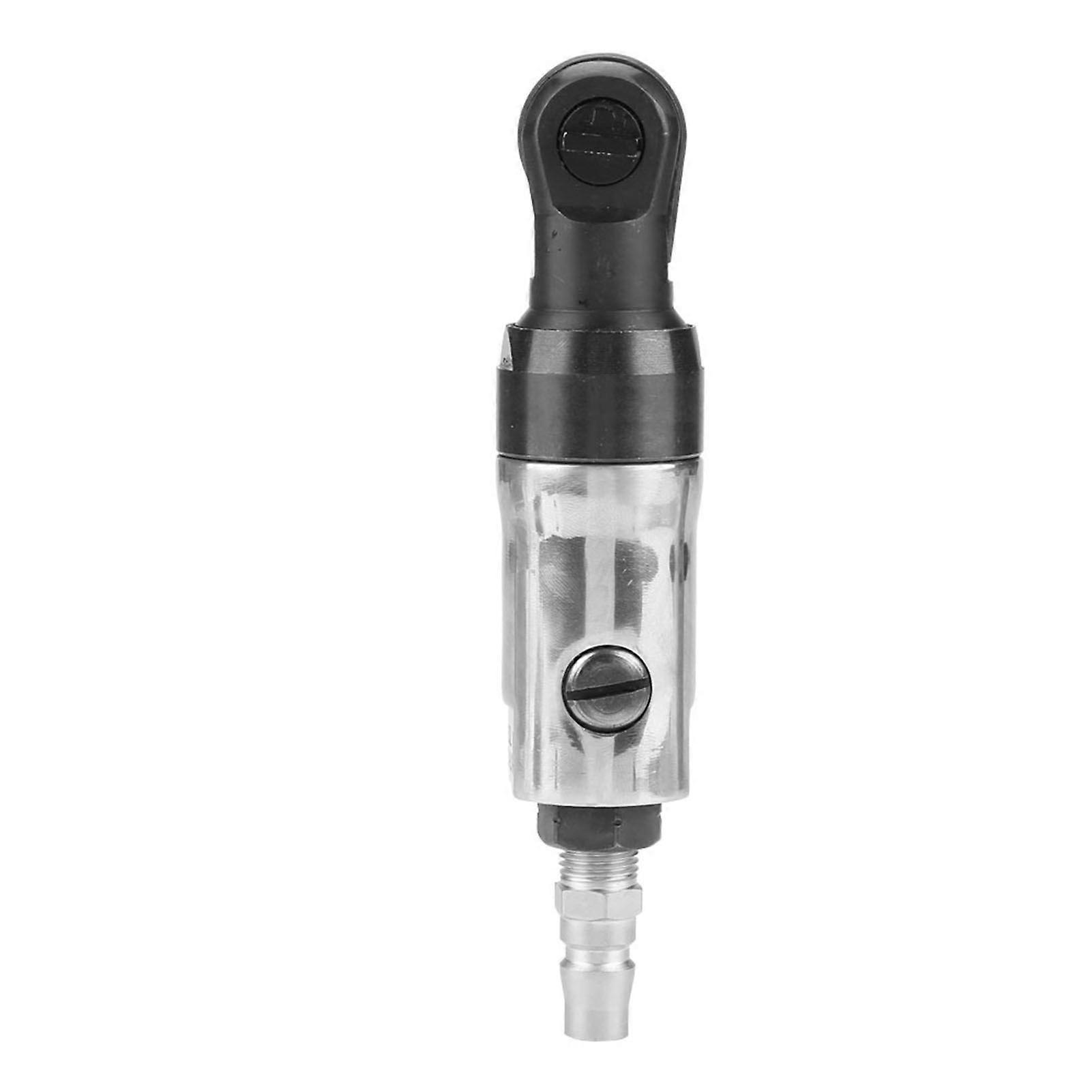 3/8" Square Drive Straight Shank Pneumatic Air Ratchet Wrench Professional Tool ( default send Japanese air inlet connector)
